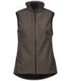 T9523 9523 Tee Jays Ladies Performance Soft Shell Bodywarmer earth colour image